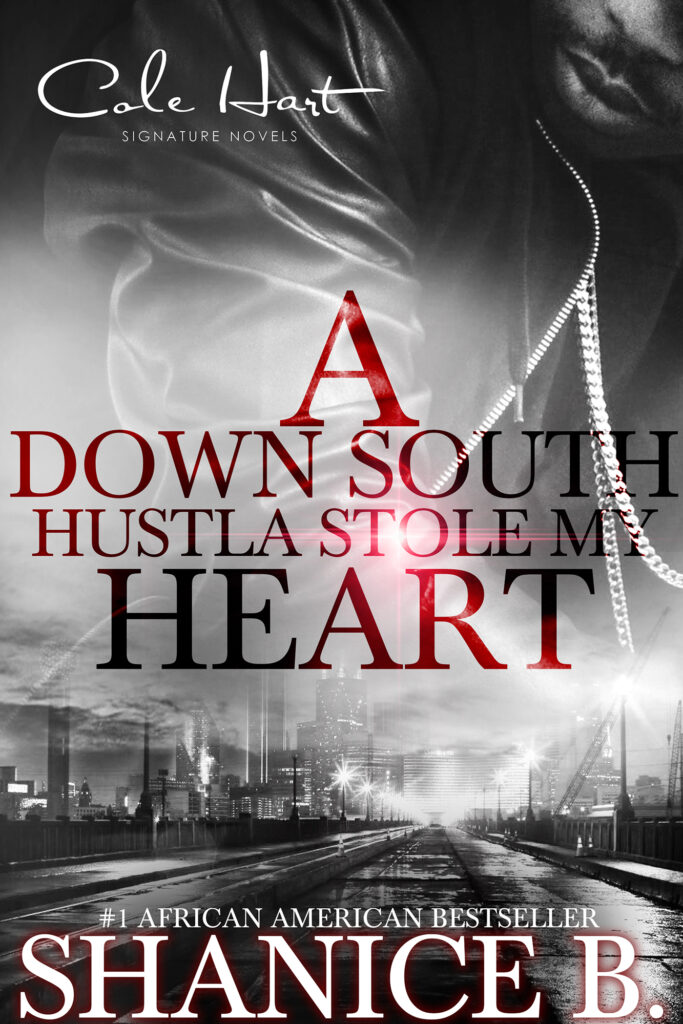 A Down South Hustla Stole My Heart - Urban Fiction & Romance Book Cover | Cole Hart Signature