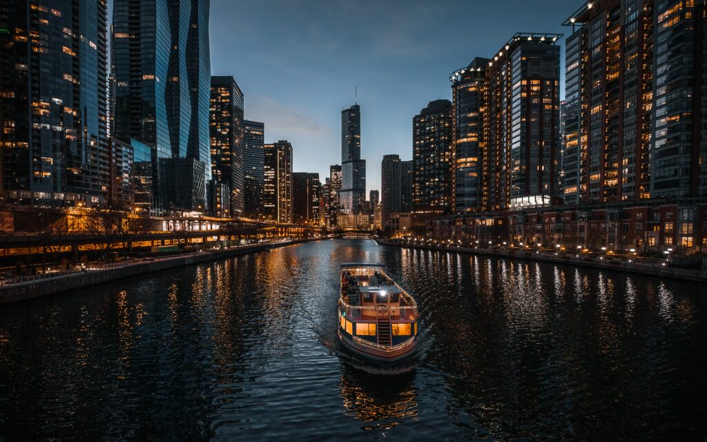 Author Kevina Hopkins is from Chicago and this image is used as a representation of her hometown.